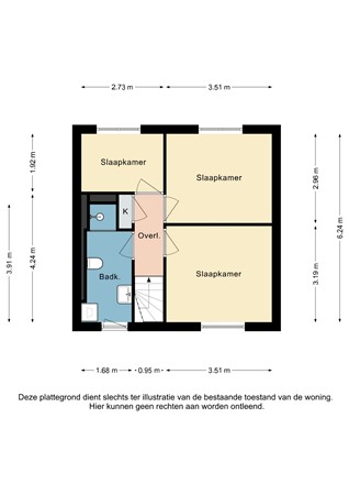 Plattegrond - Cluysenaerstraat 11, 6372 TP Landgraaf - Cluysenaerstraat 11 Landgraaf - Verdieping 2D.jpg
